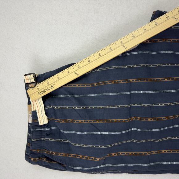 PrAna Men’s Indio Heritage Nylon Shorts Medium Stormy Night Stripe Relaxed Fit - Picture 6 of 13